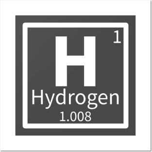 Hydrogen — Periodic Table Element 1 Posters and Art